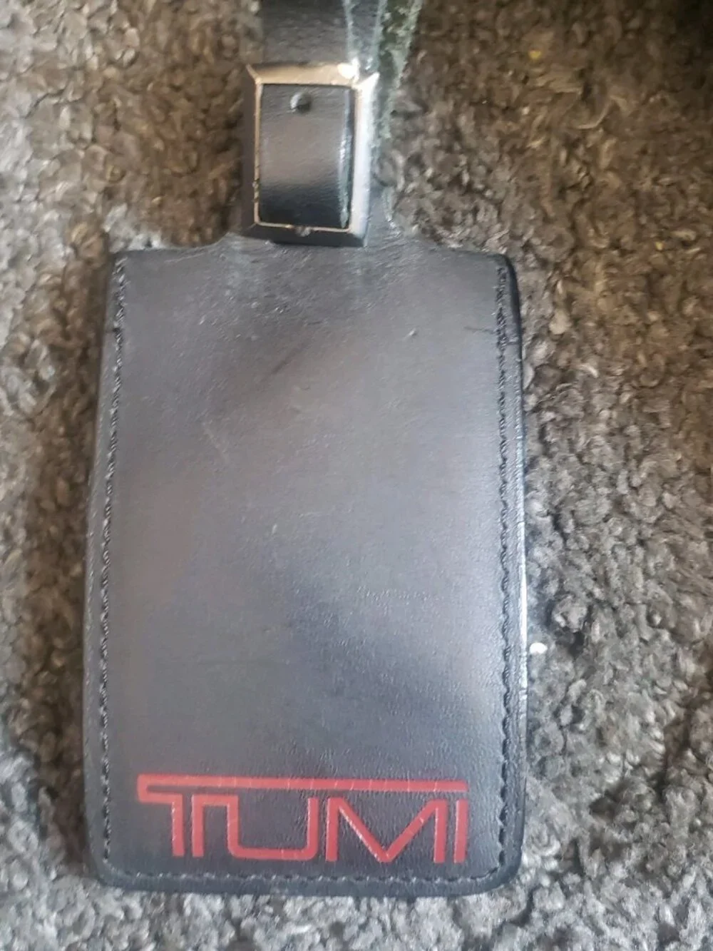 Tumi Men's Black Medium Messenger Bag Zip Closure Cross-Body Strap Business